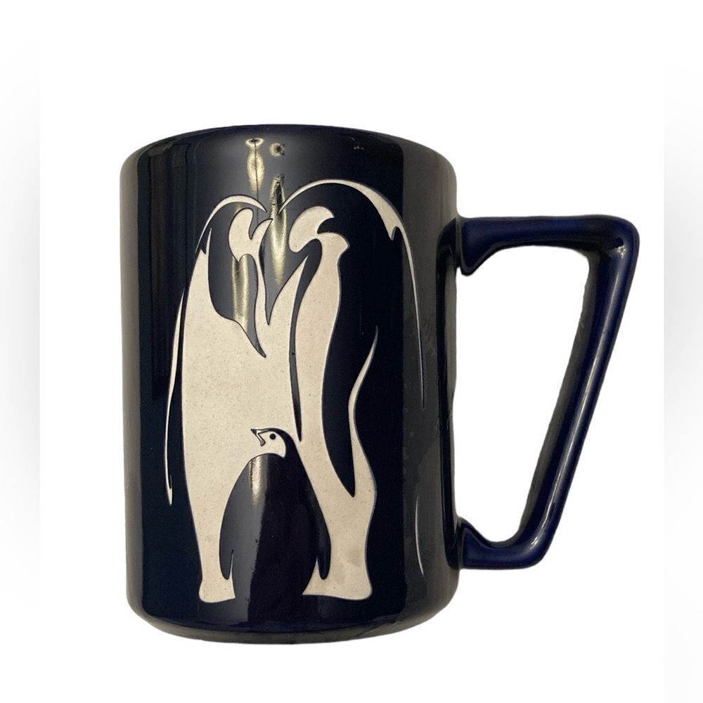 SeaWorld Vintage Dark Blue White Coffee Mug